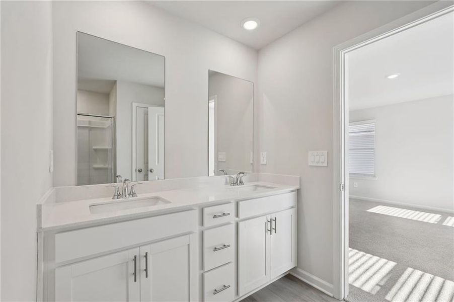 Furnished interior view inside a new home in Hawthorne Station, College Park (Image 12).