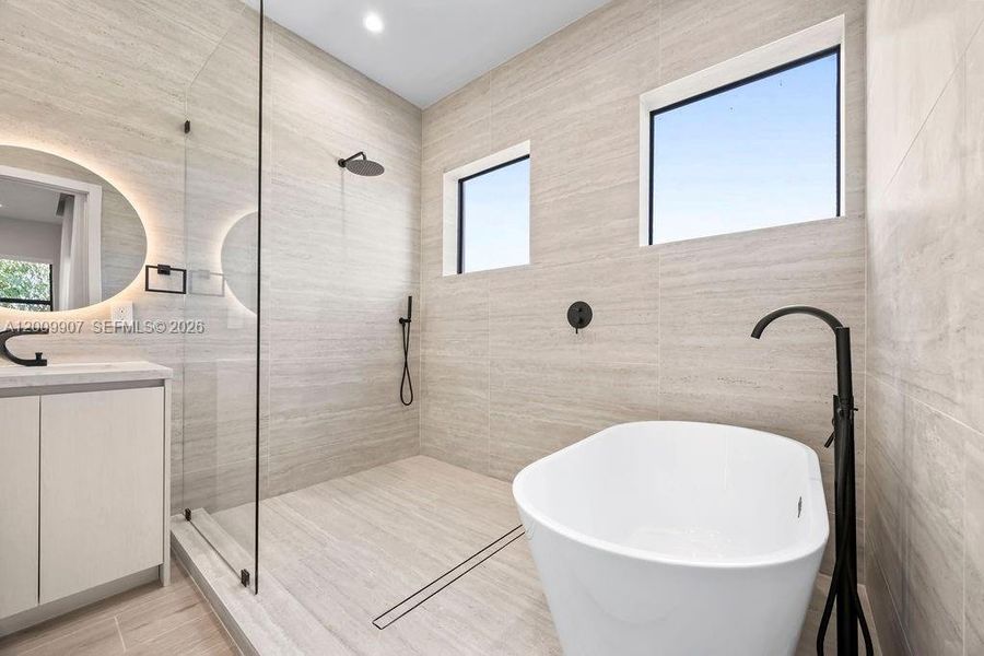 Furnished interior view inside a new home in , Fort Lauderdale (Image 7).