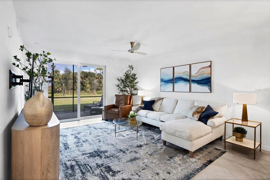 Furnished interior view inside a new home in , Venice (Image 8). Furnished interior view inside a new home in , Venice (Image 8).