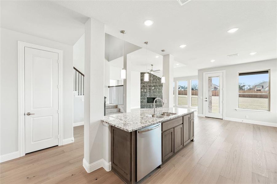 Furnished interior view inside a new home in Crystal Lake Estates, Red Oak (Image 8).