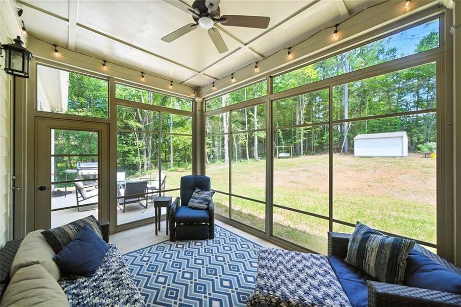 Furnished interior view inside a new home in , Ellijay (Image 18).