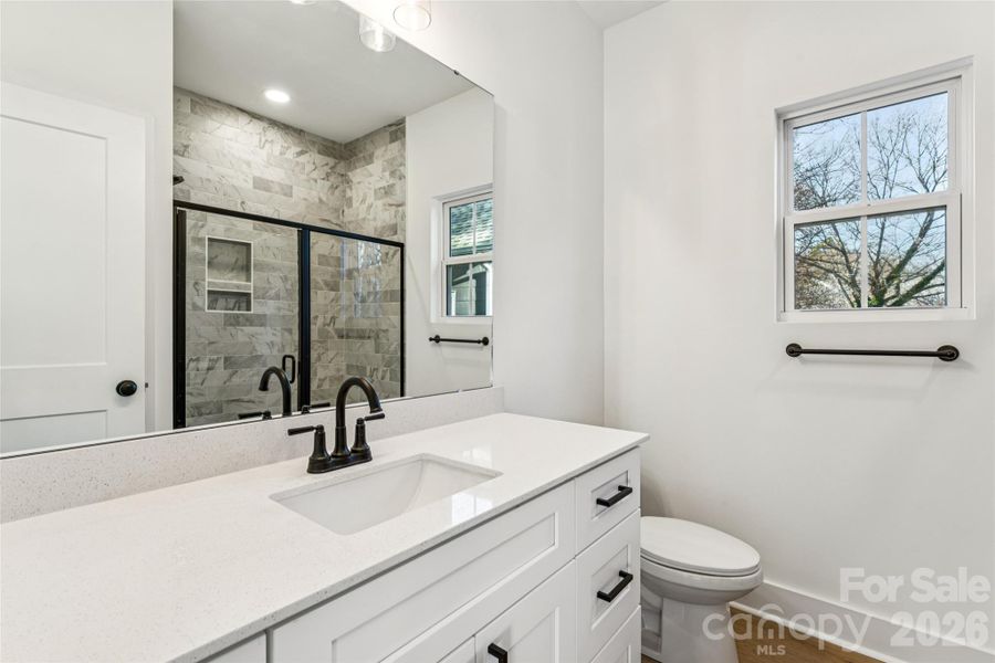 Furnished interior view inside a new home in , Spencer (Image 10).