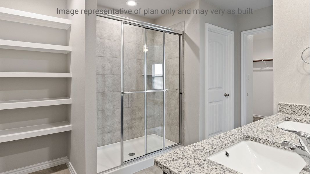 Furnished interior in a model home at Royal Oak South in Corpus Christi (Image 25).