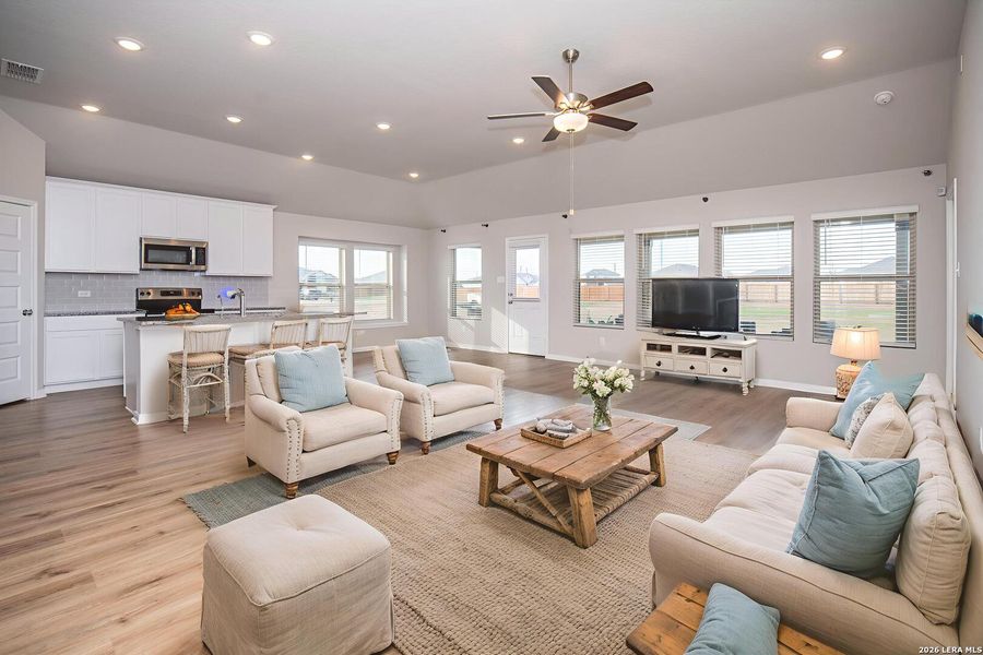 Furnished interior view inside a new home in Summer Hills, San Antonio (Image 10).