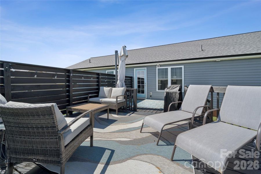 Exterior details and patio area of a home in , Lincolnton (Image 2).