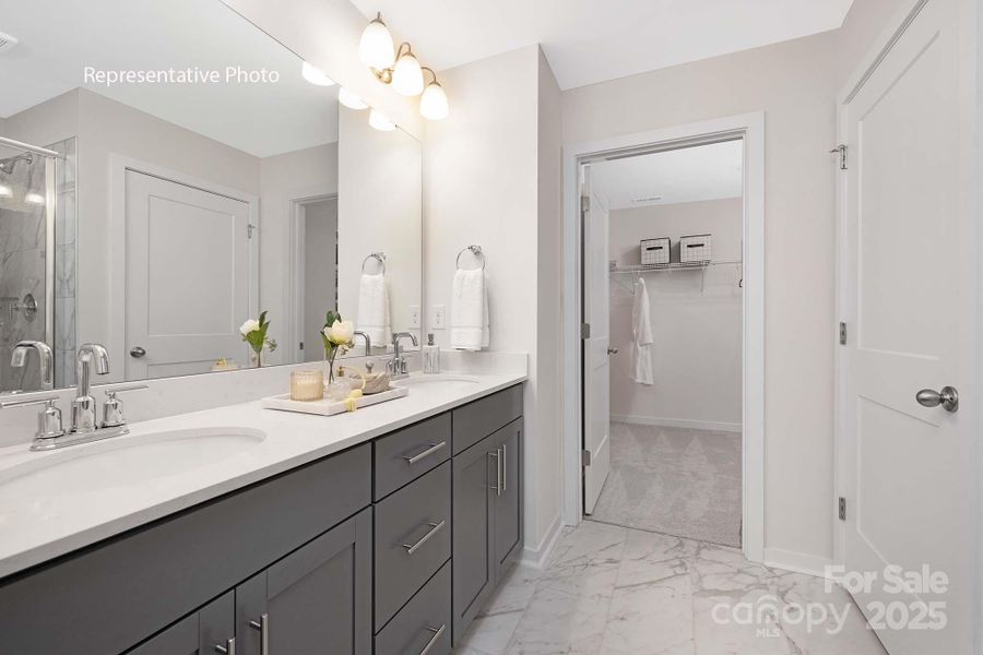 Furnished interior view inside a new home in Sanctuary at Southgate, Indian Trail (Image 16).