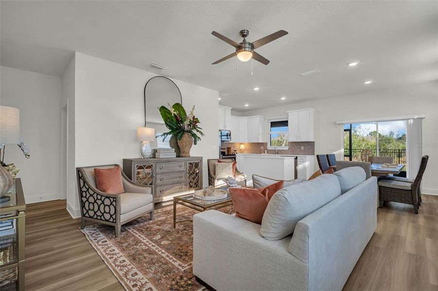 Furnished interior view inside a new home in Emerald Fields, Hudson (Image 7).