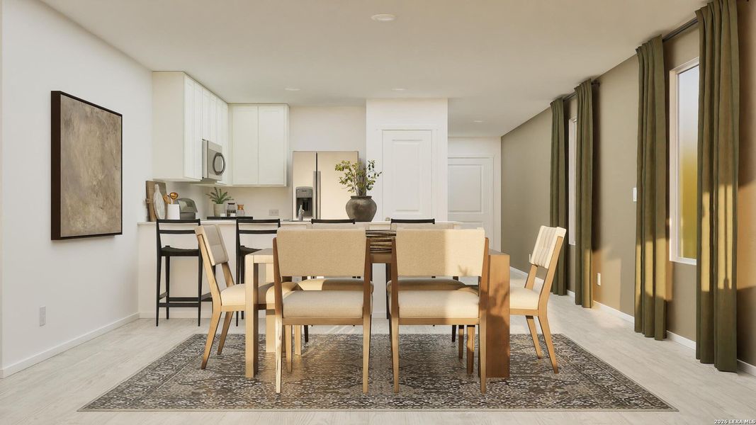 Furnished interior view inside a new home in Grace Valley, Marion (Image 9).