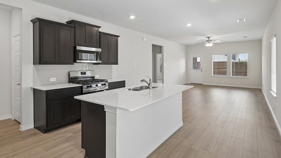 Furnished interior view inside a new home in Silverado, Aubrey (Image 5).