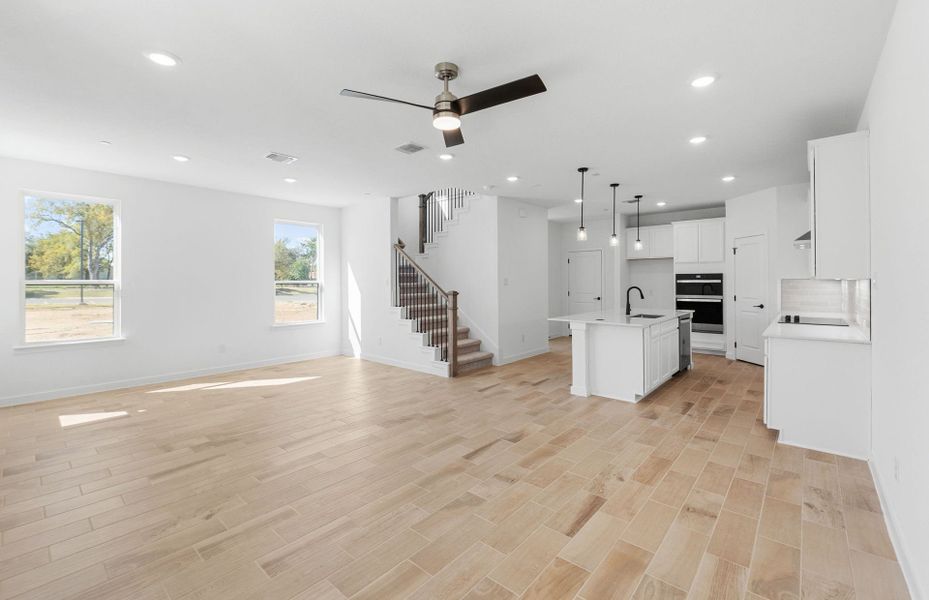 Spacious, unfurnished interior of a new home in Monarch on Main, Round Rock (Image 31). Spacious, unfurnished interior of a new home in Monarch on Main, Round Rock (Image 31).