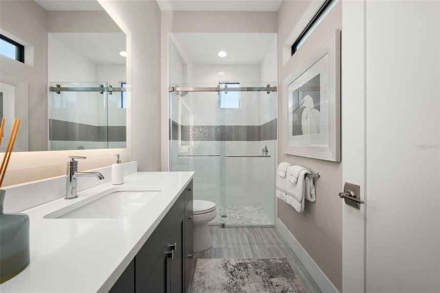 Furnished interior view inside a new home in , Parrish (Image 56).