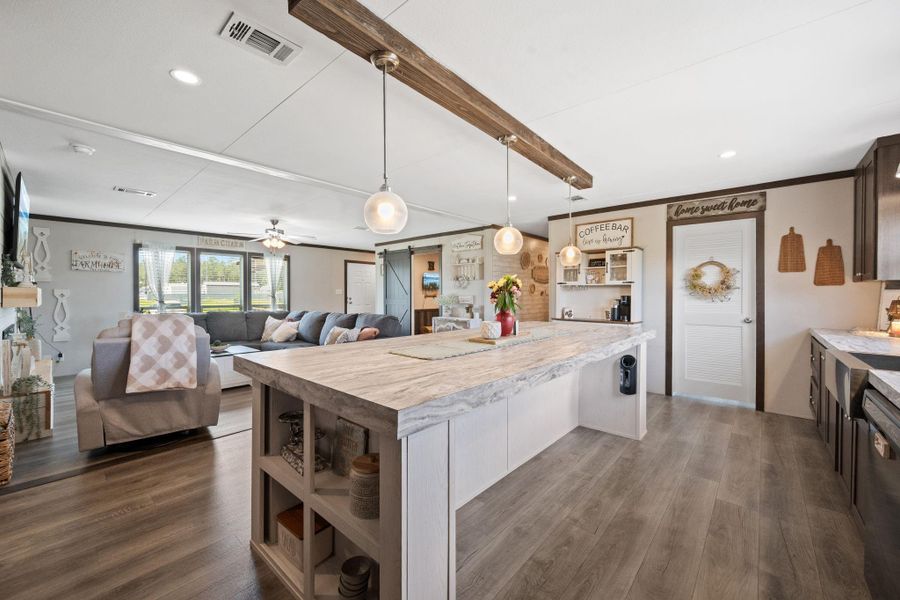 Furnished interior view inside a new home in , Conroe (Image 5).