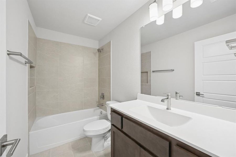 Furnished interior view inside a new home in Treeline, Justin (Image 8). Furnished interior view inside a new home in Treeline, Justin (Image 8).