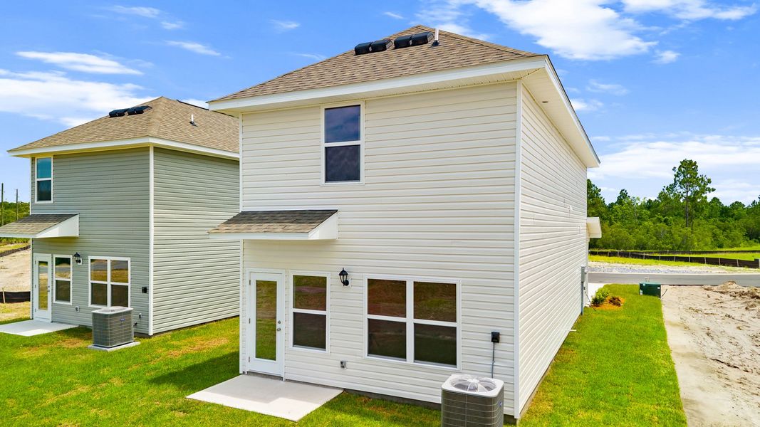 Exterior details and patio area of a home in Salt Pines, Port Saint Joe (Image 4).