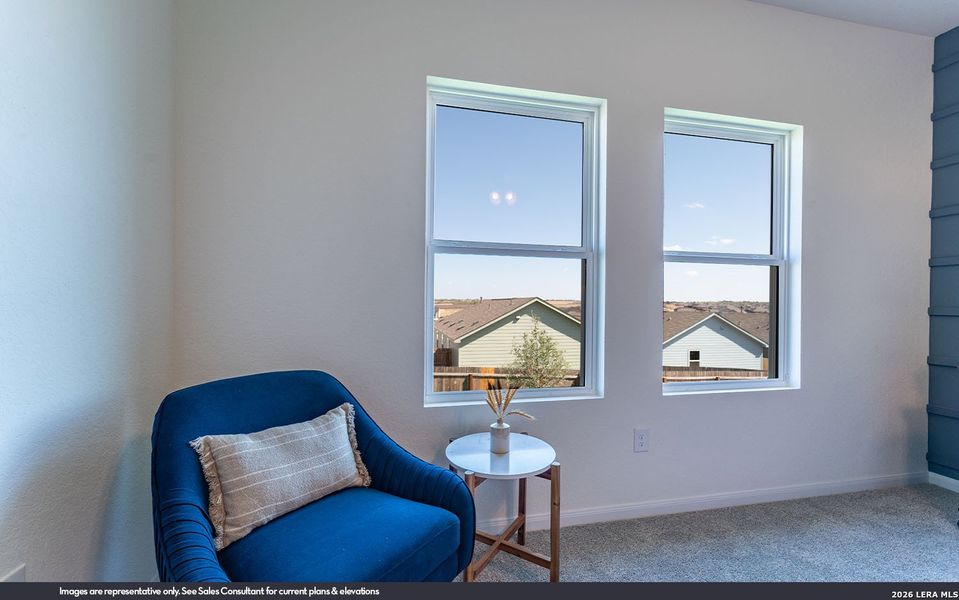 Furnished interior view inside a new home in Willow View, Converse (Image 7).