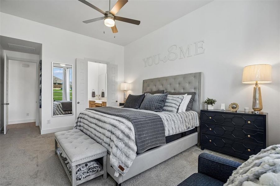 Furnished interior view inside a new home in Devonshire, Forney (Image 9).