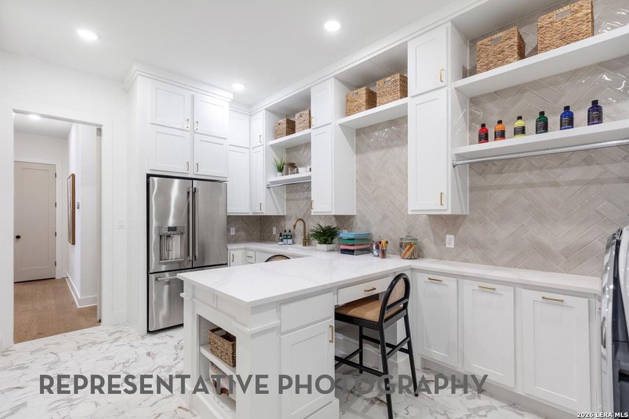 Furnished interior view inside a new home in Mayfair, New Braunfels (Image 16). Furnished interior view inside a new home in Mayfair, New Braunfels (Image 16).