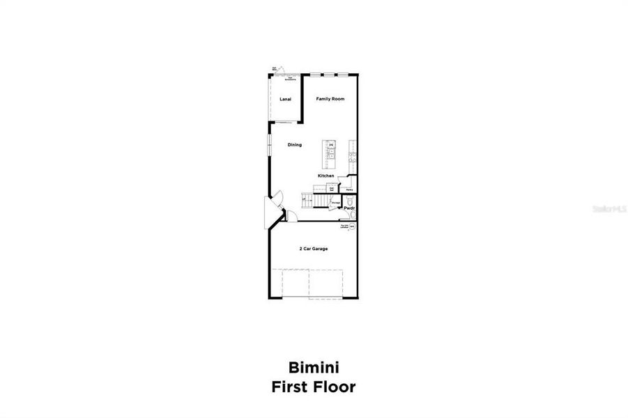 2D floor plan layout of this home in Isla Mirada, San Antonio, FL (Image 4).