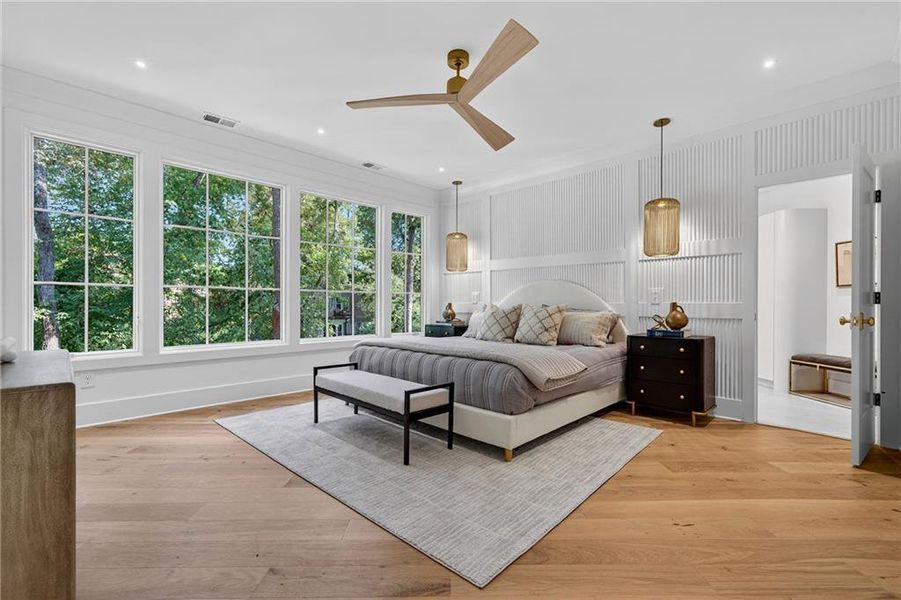 Furnished interior view inside a new home in , Atlanta (Image 43).
