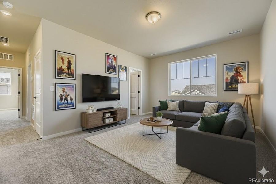 Conifer - 2nd Floor Loft - Virtually staged photo Conifer - 2nd Floor Loft - Virtually staged photo