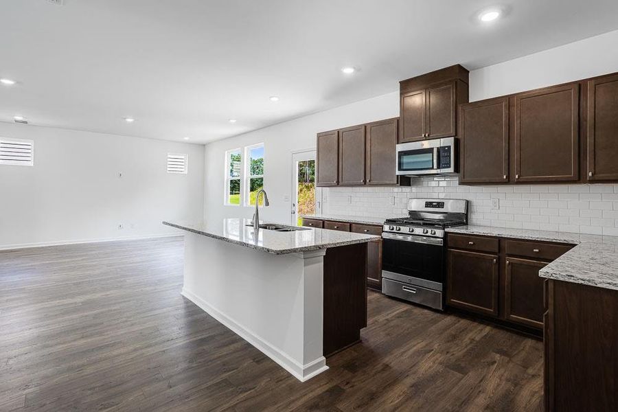Furnished interior in a model home at Heritage River in Euharlee (Image 13).