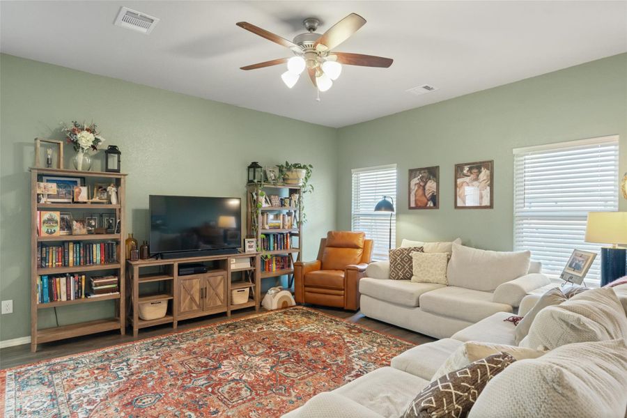 Furnished interior view inside a new home in Chapel Run, Montgomery (Image 17). Furnished interior view inside a new home in Chapel Run, Montgomery (Image 17).