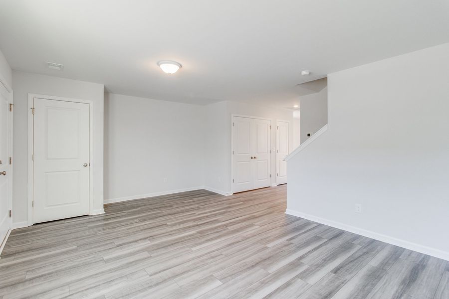 Spacious, unfurnished interior of a new home in Astoria, Columbia (Image 14). Spacious, unfurnished interior of a new home in Astoria, Columbia (Image 14).