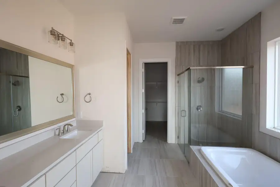 Furnished interior view inside a new home in Grand Central Park 55' Homesites, Conroe (Image 4). Furnished interior view inside a new home in Grand Central Park 55' Homesites, Conroe (Image 4).