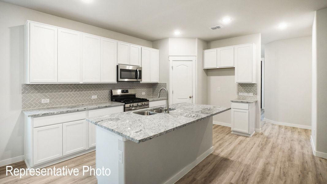 Furnished interior view inside a new home in Westridge Journey, McKinney (Image 6).