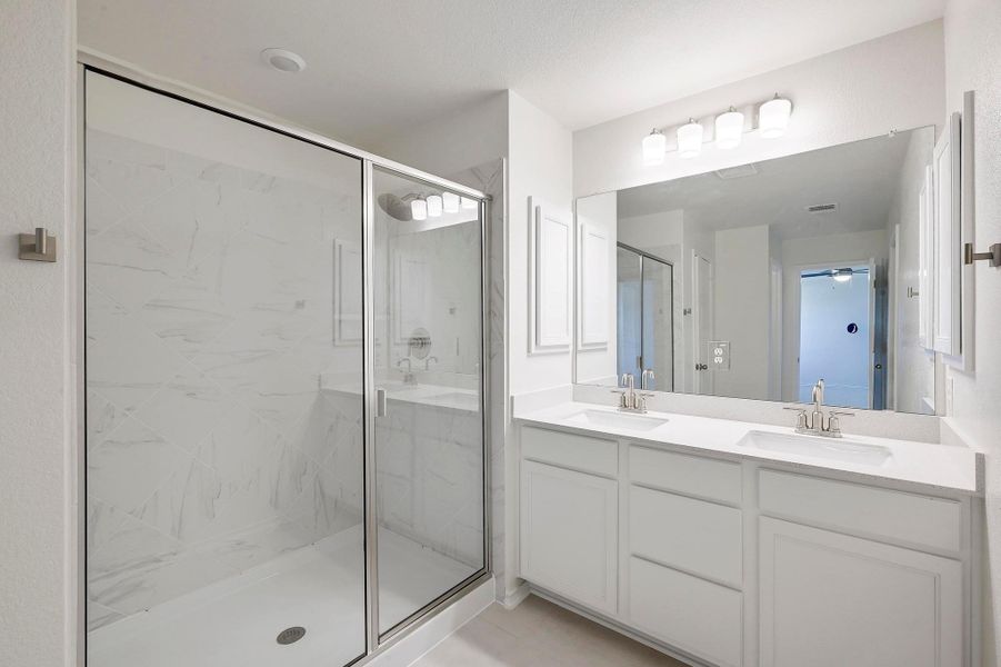 Furnished interior view inside a new home in Centerpoint Meadows, Lockhart (Image 7).