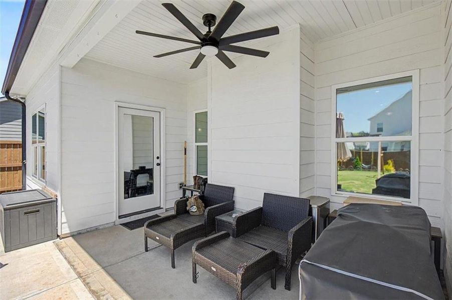 Exterior details and patio area of a home in , Cartersville (Image 24). Exterior details and patio area of a home in , Cartersville (Image 24).