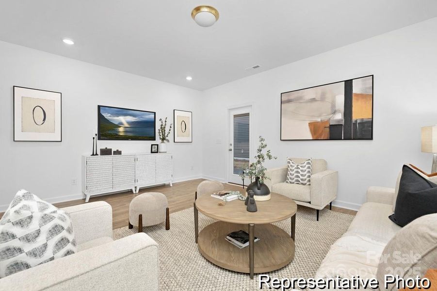 Furnished interior view inside a new home in Morgan Hills, Albemarle (Image 8).