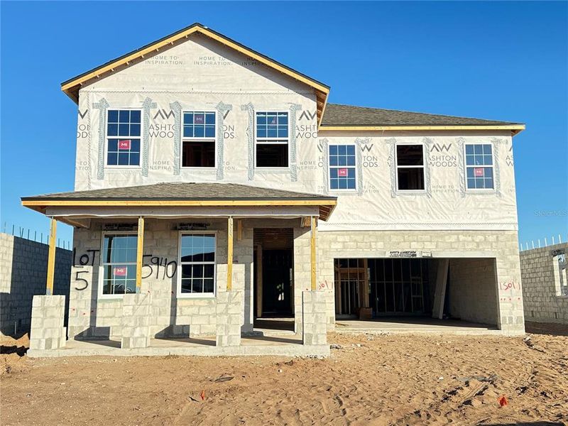 In-progress construction of a new home in Berry Bay, Wimauma, FL (Image 3).