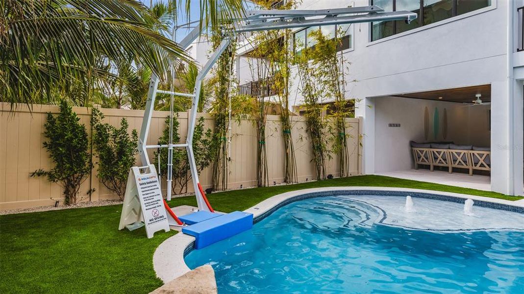 Exterior details and patio area of a home in , Sarasota (Image 38).