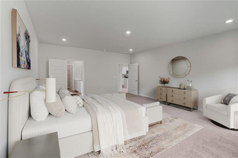 Furnished interior view inside a new home in , Calhoun (Image 12).