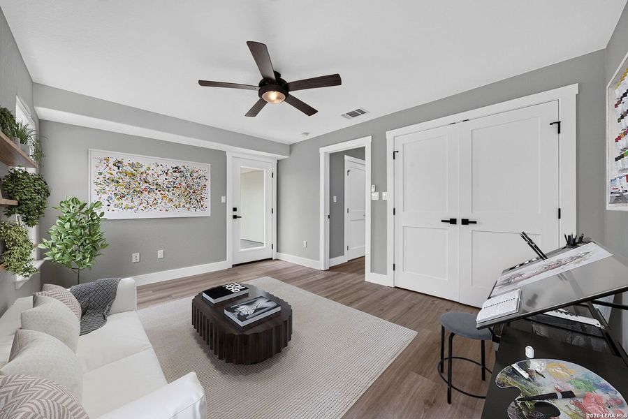 Furnished interior view inside a new home in , Kerrville (Image 13).