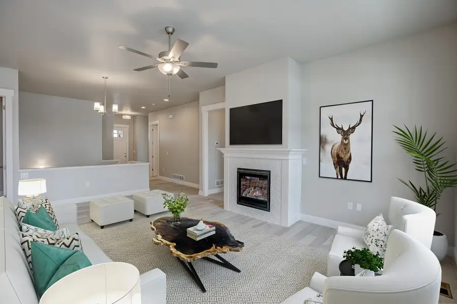 Representative furnished interior of a home built from the The Larkspur by Landmark Homes in Country Farms Village - The Cottages, Windsor (Image 4). Representative furnished interior of a home built from the The Larkspur by Landmark Homes in Country Farms Village - The Cottages, Windsor (Image 4).