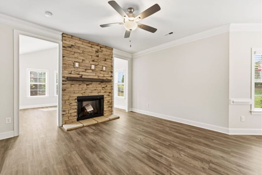 Spacious, unfurnished interior of a new home in Weybridge, Burlington (Image 31). Spacious, unfurnished interior of a new home in Weybridge, Burlington (Image 31).