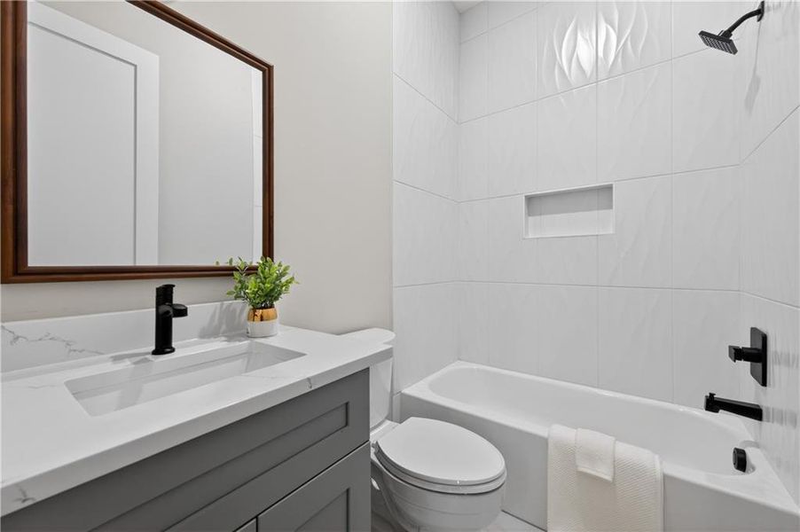 Furnished interior view inside a new home in , Cumming (Image 9). Furnished interior view inside a new home in , Cumming (Image 9).