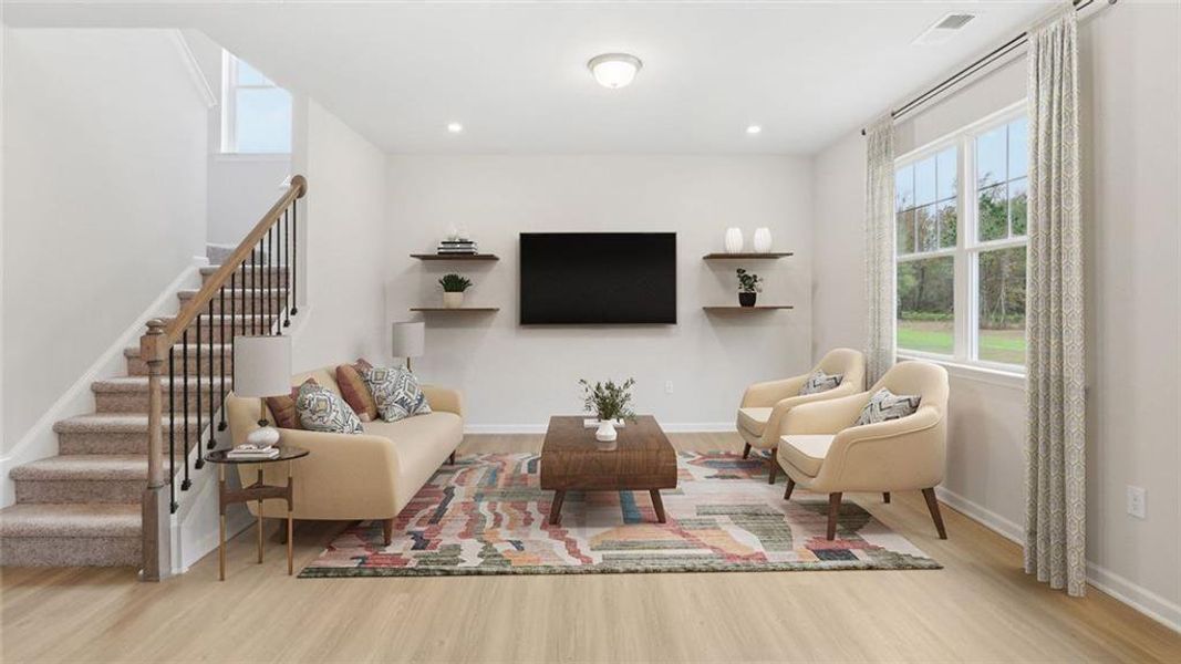 Furnished interior view inside a new home in Hawks View, Ringgold (Image 13).