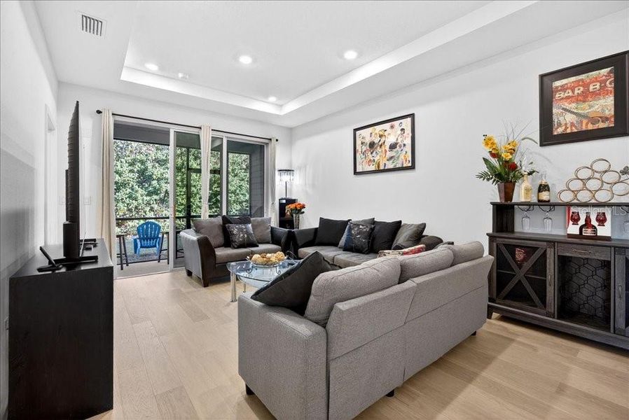 Furnished interior view inside a new home in , Palm Coast (Image 17).