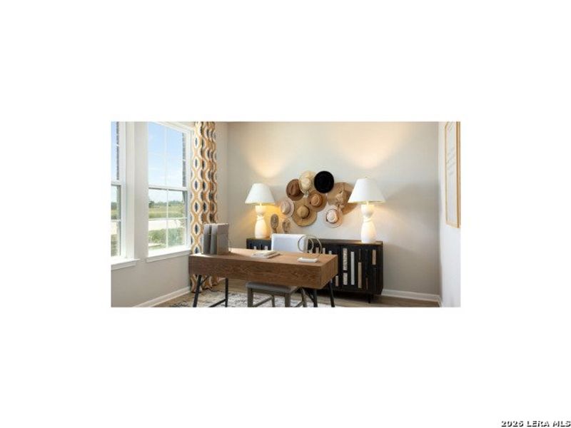 Furnished interior view inside a new home in Comanche Ridge, San Antonio (Image 4).