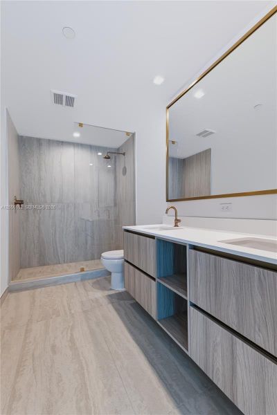 Furnished interior view inside a new home in , Miami (Image 11).