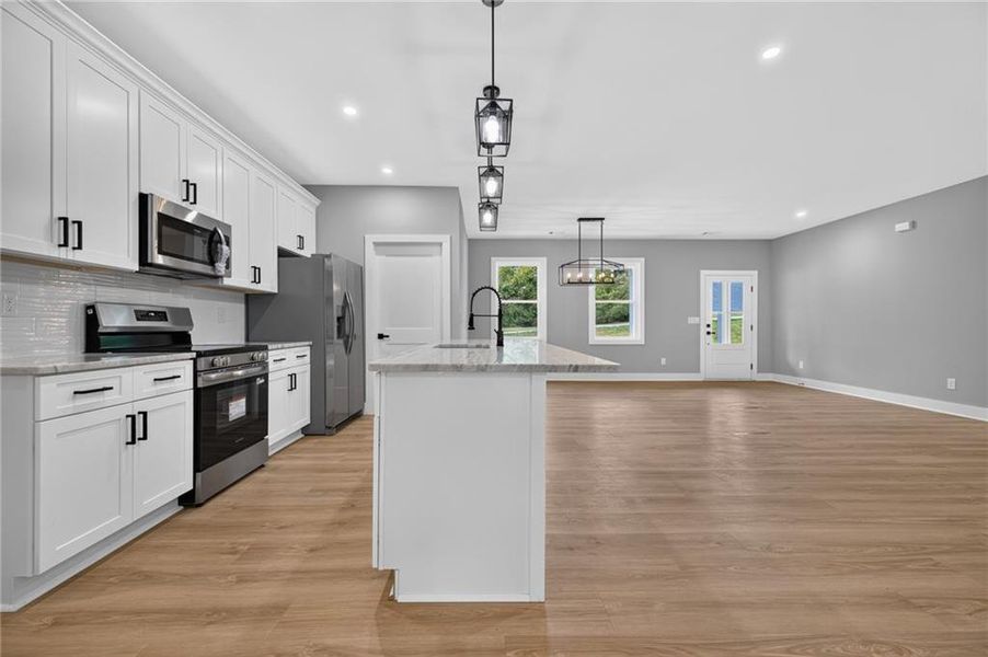 Furnished interior view inside a new home in , Covington (Image 10).