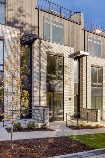 Exterior details and patio area of a home in , Denver (Image 1).