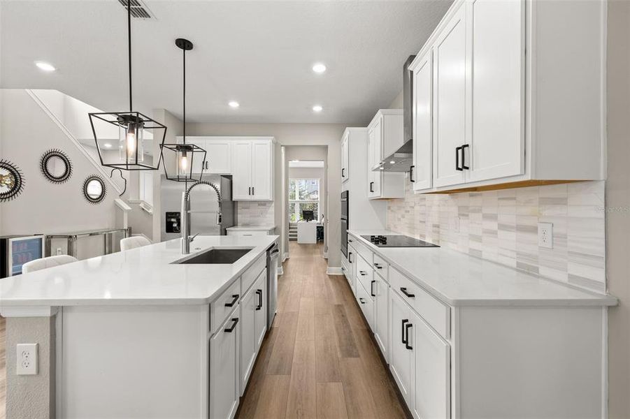 Furnished interior view inside a new home in Highland Ridge, Winter Garden (Image 44).