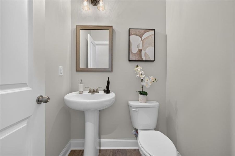 Furnished interior view inside a new home in , Buford (Image 8).