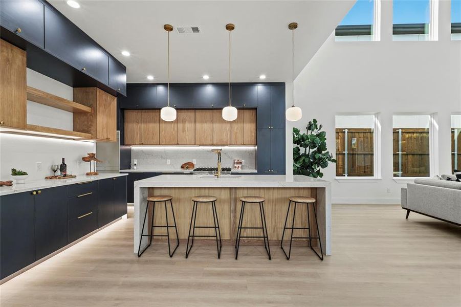 Furnished interior view inside a new home in , Dallas (Image 9).