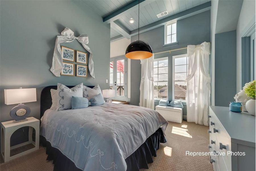 Furnished interior view inside a new home in Creekside at Elevon, Lavon (Image 4).