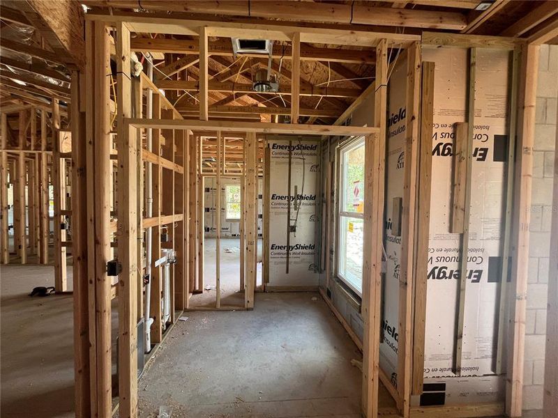 Laundry room off o the mud room